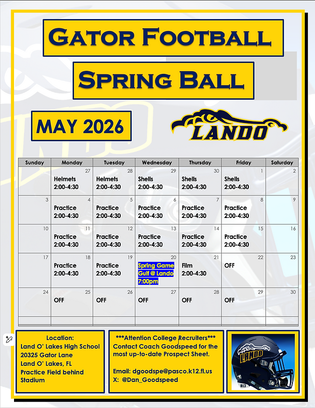 Land O' Lakes High School Football